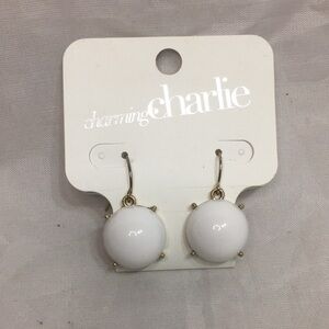 Charming CHARLIE WHITE EARRINGS